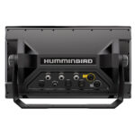 Back view of Humminbird electronic device connectors.