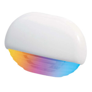 Multicolored gradient decorative half-dome object