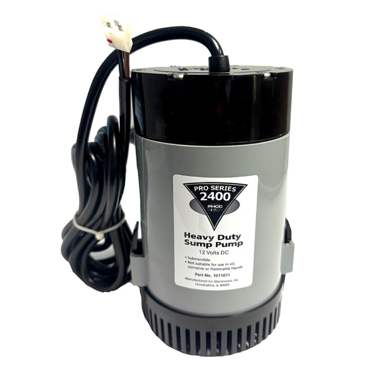 Heavy duty sump pump with power cord