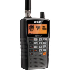 Uniden BC125AT handheld scanner radio