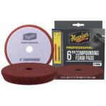 Meguiar's 6-inch compounding foam pads, 2-pack.