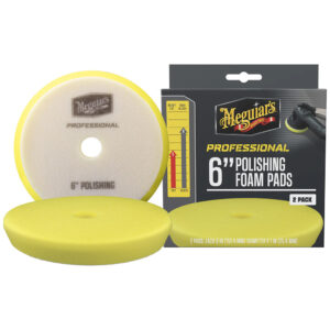 Meguiar's 6-inch professional polishing foam pads.