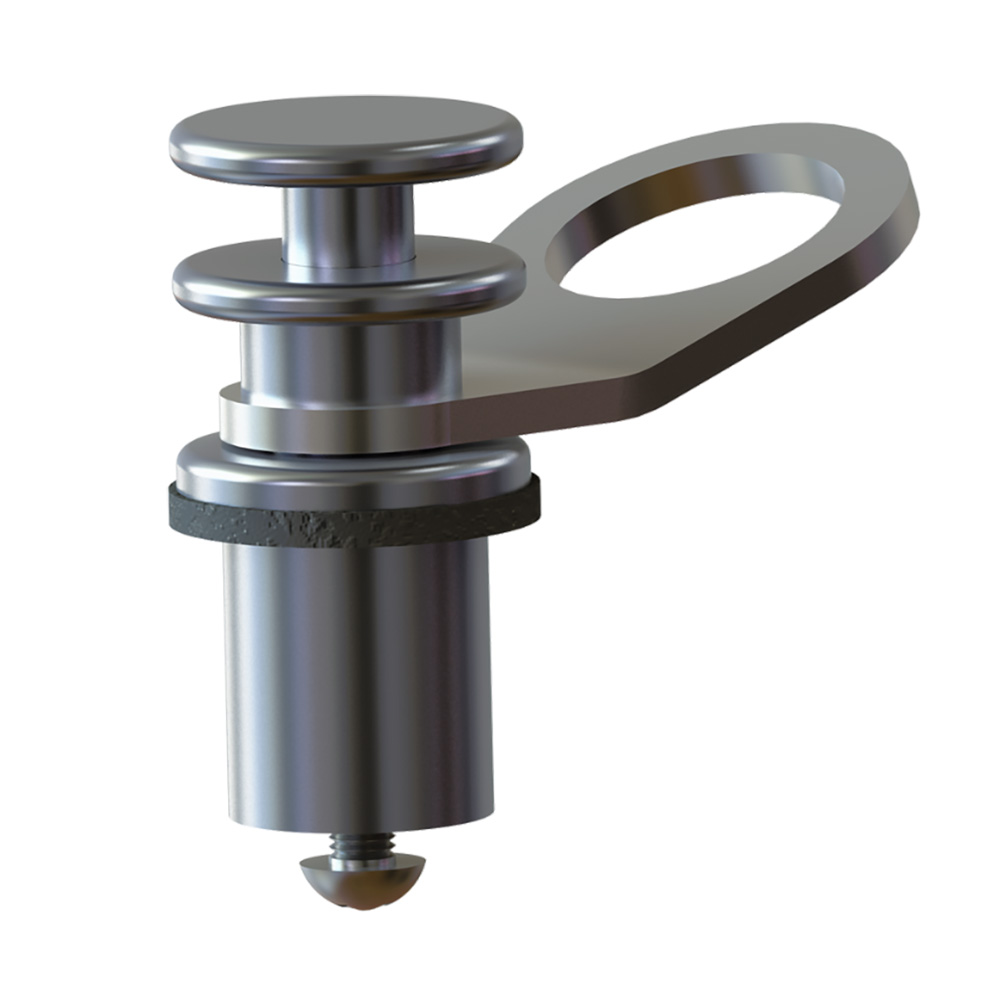 Stainless steel tie-down anchor component