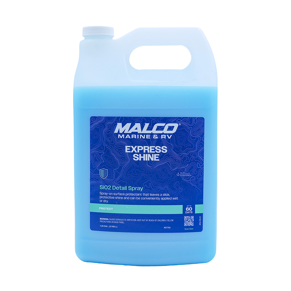 Malco Marine Express Shine detail spray bottle