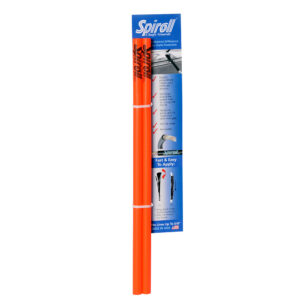 Spiroll chafe guards for line protection.