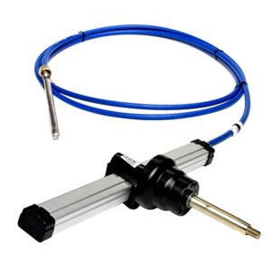 Linear position sensor with blue cable
