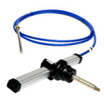 Linear position sensor with blue cable