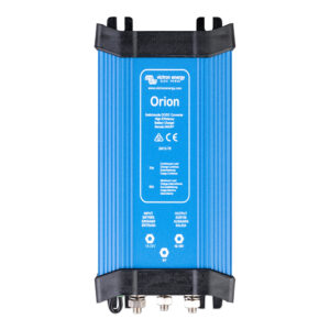 Blue Victron Orion DC-DC converter charger.