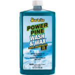 Star brite Power Pine Wash and Wax cleaner bottle.