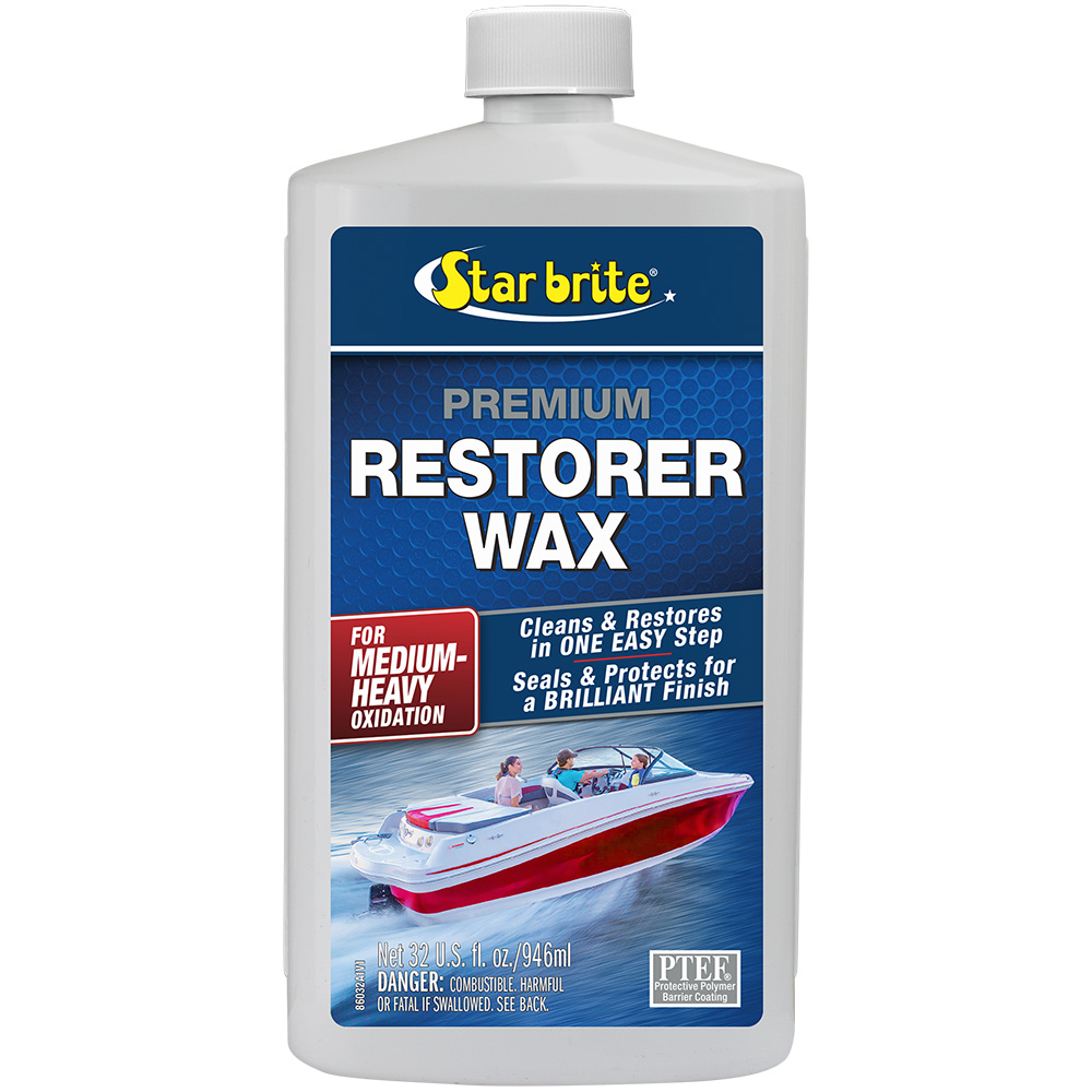 Star brite Premium Restorer Wax bottle