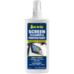 Screen cleaner and protectant with UV protection spray