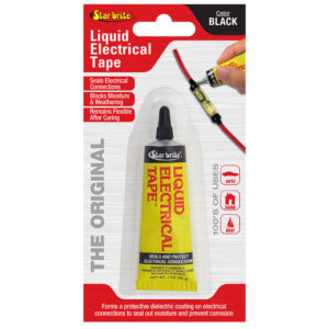 Star brite black liquid electrical tape packaging.