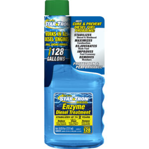Star Tron diesel enzyme fuel treatment bottle.