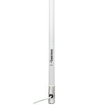 White marine VHF antenna, Shakespeare brand.