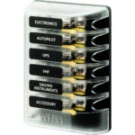 Blue Sea Systems marine circuit breaker panel