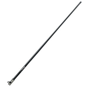 Black fiberglass antenna for communication devices.