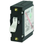 40A circuit breaker switch in off position