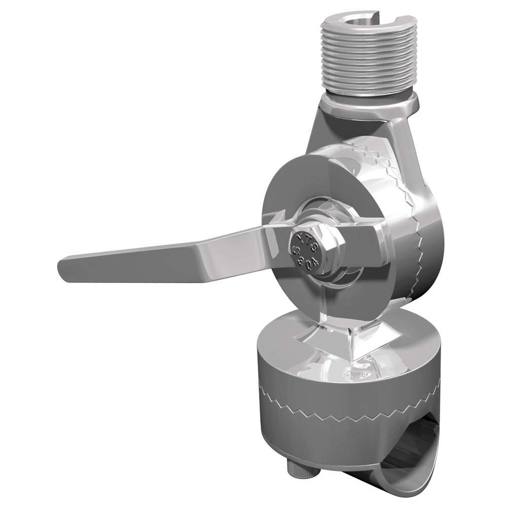 Stainless steel butterfly valve with threaded end