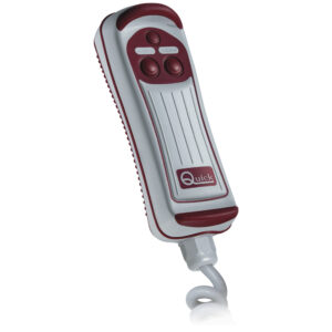 Red and white electric winch remote control