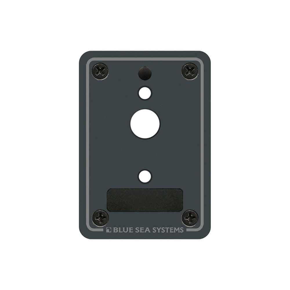 Blue Sea Systems electrical panel mounting plate.