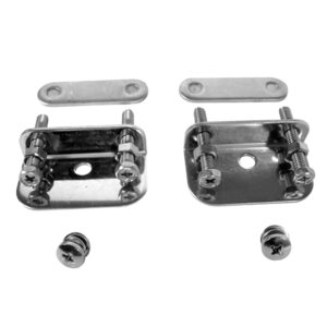 Stainless steel glass clamps and hardware set