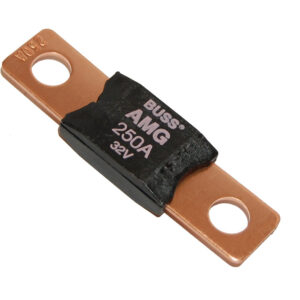 250A Buss AMG fuse with copper terminals