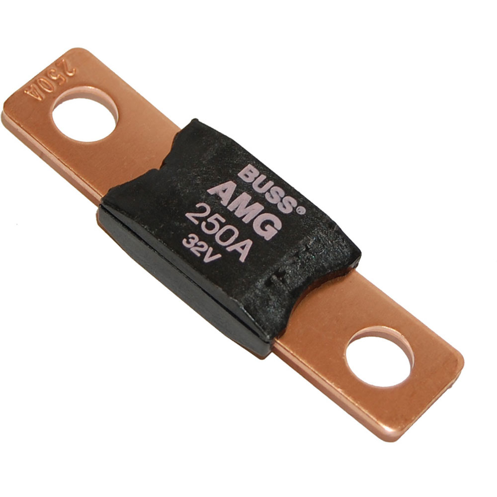 250A Buss AMG fuse with copper terminals