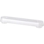 Transparent plastic handle with suction cups