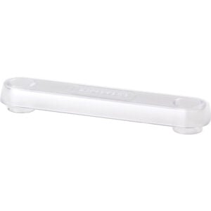 Transparent plastic handle with suction cups