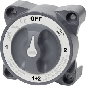 Blue Sea battery selector switch dial