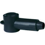 Black rubber ignition boot cap.