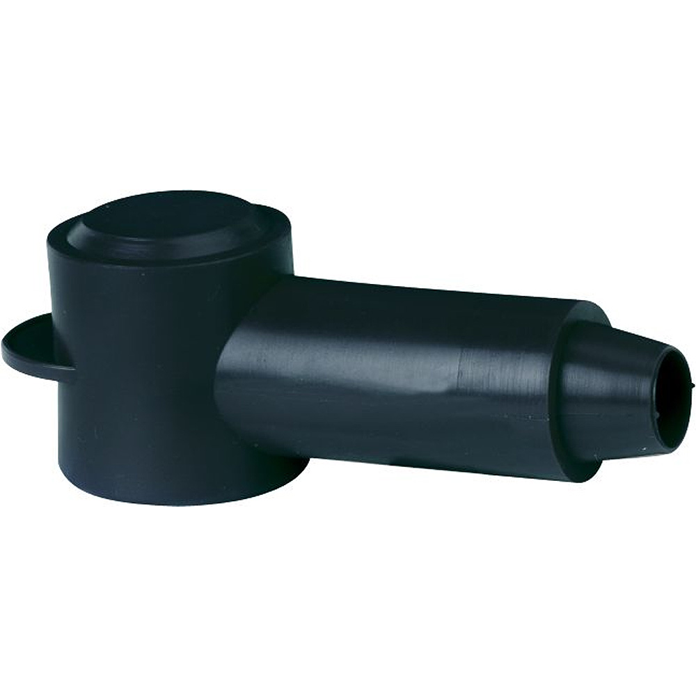 Black rubber ignition boot cap.