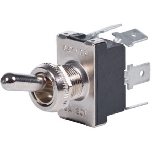 Metal toggle switch for electronics