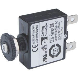 Carling Technologies circuit breaker, 20A, CLB series.
