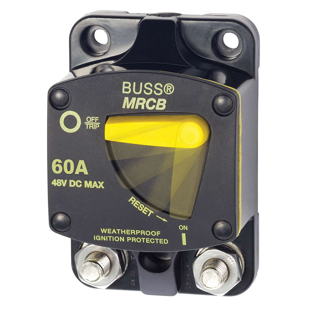 60A circuit breaker with yellow reset lever