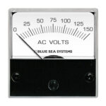 AC voltmeter with Blue Sea Systems logo