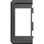 Black rectangular plastic frame, partial view.