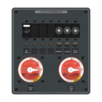 12 volt DC distribution panel controls