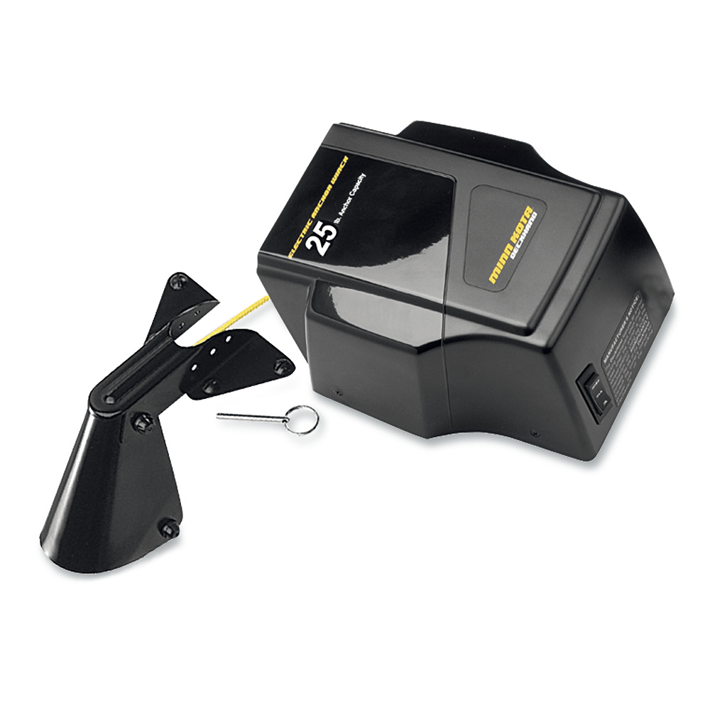Black electric fence charger with key and bracket