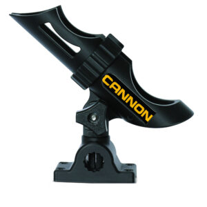 Cannon adjustable rod holder for fishing boats