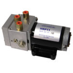 Hydraulic pump HRP11 with connectors and label