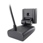 Car dash cam mount with cable