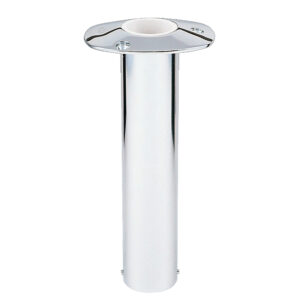 Chrome pipe flange and holder