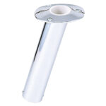 Chrome boat fishing rod holder