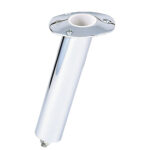 Stainless steel flush mount rod holder