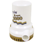 Rule bilge pump with five-year warranty