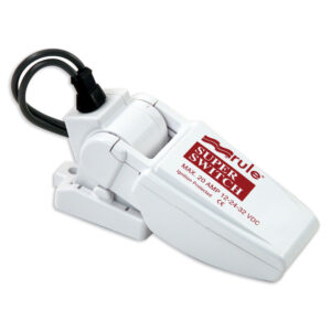 White marine bilge pump float switch