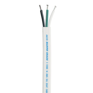Marine-grade cable with exposed wires