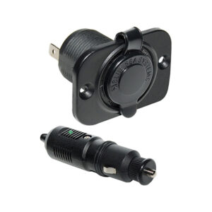 12V marine power socket and plug