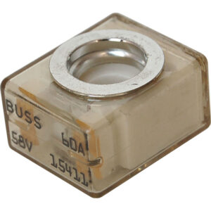 Clear Buss fuse, 60A, 58V